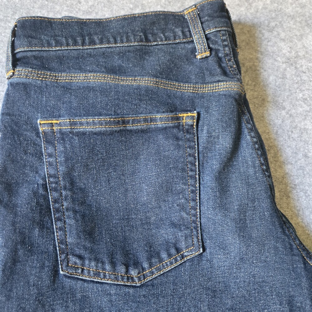 L.L. Bean Men's Vintage Blue Denim Jeans Slim Fit Straight Stretch Item ID523189 - Picture 2 of 9